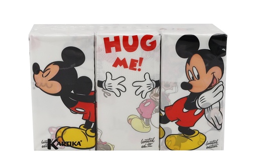 [P0001457] Mickey & Minnie Taschentücher 6er Pack 4lg.