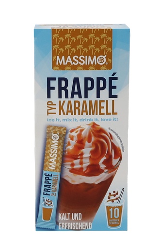 [P0001479] MASSIMO Frappé Karamell 250g FS