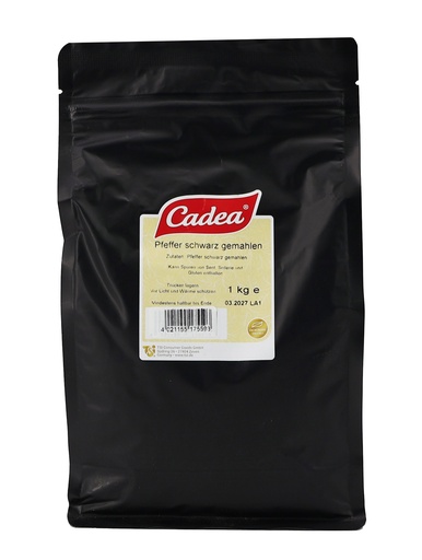 [P0001495] CADEA Pfeffer schwarz gemahlen 1kg BT