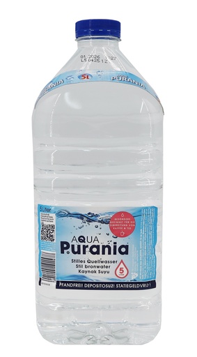[P0001505] PURANIA echtes Quellwasser 5l KANN