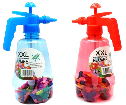 [P0001589] Wasserbomben-Pumpe XXL inkl. 100 Wasserbomben