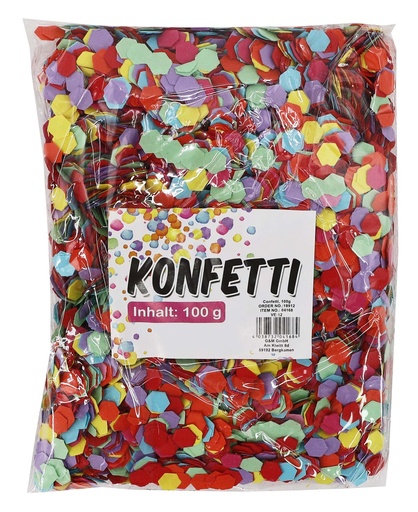 [P0001622] Konfetti, 100g, bunt