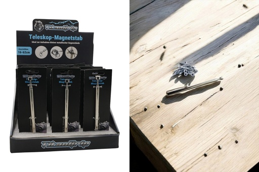 [P0001664] Teleskop Magnetstab, 16-62cm, im Display