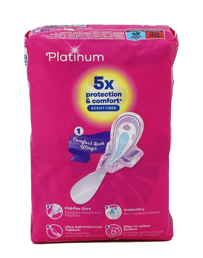 [P0001693] Always Platinum Damenbinden 20Stück Size 3 Day&Night Wings