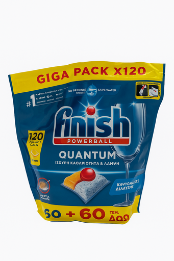 [P0001807] Finish Quantum Geschirrspültabs XXXL MEGA PACK Zitrone 120 Stück