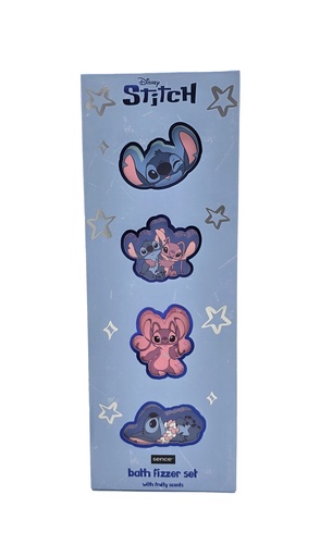 [P0001928] Disney Stitch Geschenk-Set 4Stk. Badetablette 30g Waves For Days