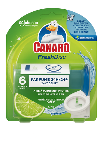 [P0001989] Canard =(WC-Ente) Frische Siegel Duft-WC-Reiniger Lemon Fresh 6x