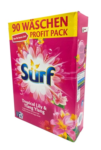 [P0002318] Surf Vollwaschmittel Pulver Tropical Lily & Ylang Ylang – 90 WL (5,13 kg)