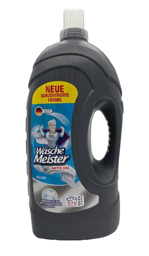 [P0002327] WäscheMeister C.G. Flüssigwaschmittel Gel 6 Liter 171WL XXXL Silber Aktiv