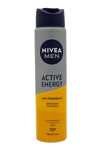 [P0002338] Nivea Deodorant Spray Active Energy For Men XXL 250ml