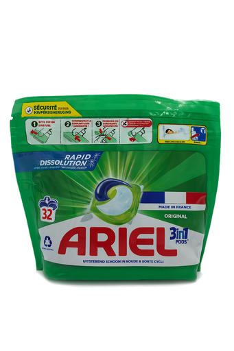 [P0002357] Ariel 3‑in‑1 Pods Original Waschmittel Caps 32WL