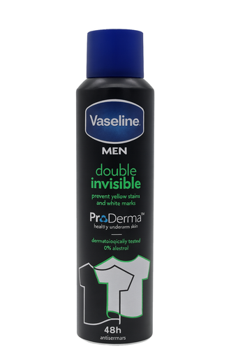 [P0002368] Vaseline Men Deo-Spray Double Invisible 48 h Schutz, 250 ml