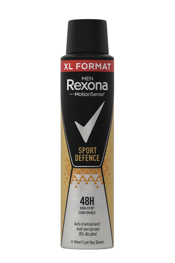 [P0002519] Rexona MotionSense XL Deo Spray 200ml For Men Sport Defence