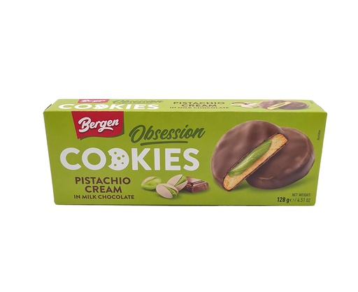 [P0002814] Bergen Obsession Pistachio Milk Chocolate 128g