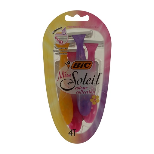 [P0003732] BIC Einwegrasierer 4Stück Soleil Colour Collecion