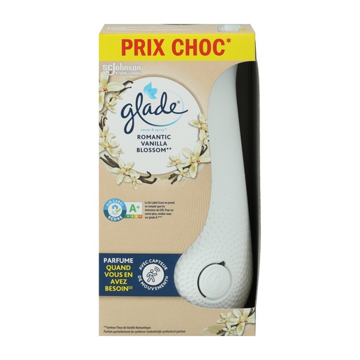 [P0003748] Glade Automatischer Lufterfrischer Starter-Set 18ml Romatic Vanilla Blossom