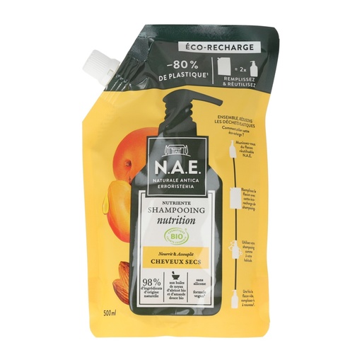 [P0003903] N.A.E. Nutrition Shampoo Nachfüllpack 500 ml – nährendes Shampoo