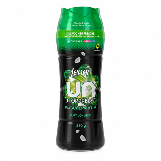 Lenor Unstoppables Wäscheparfüm Ariel 270 g mit Duftperlen für intensive saubere Wäschefrische
