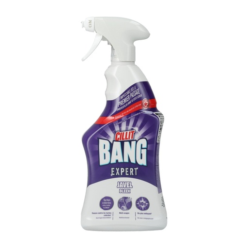 Cillit Bang Expert Bleichkraft & Hygiene Reinigungsspray mit chlorhaltiger Formel gegen Flecken, Bakterien und Viren