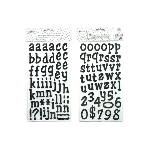 [7881] Alphabet Sticker Moosgummi