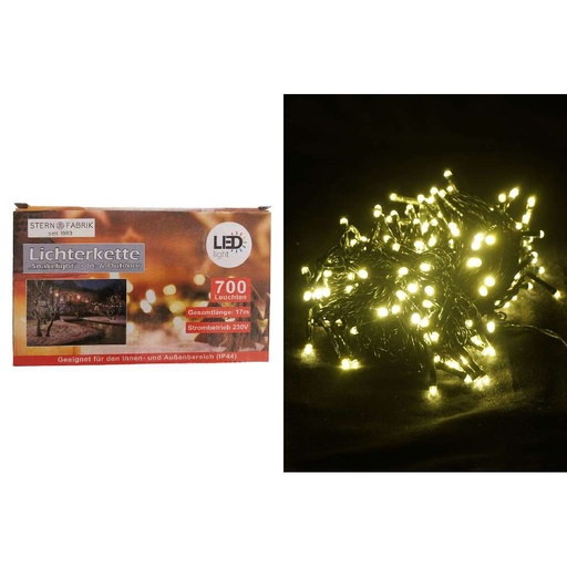 [11285] Lichterkette Basic LED, 700er, warmweiß,  In- & Outdoor, IP44 