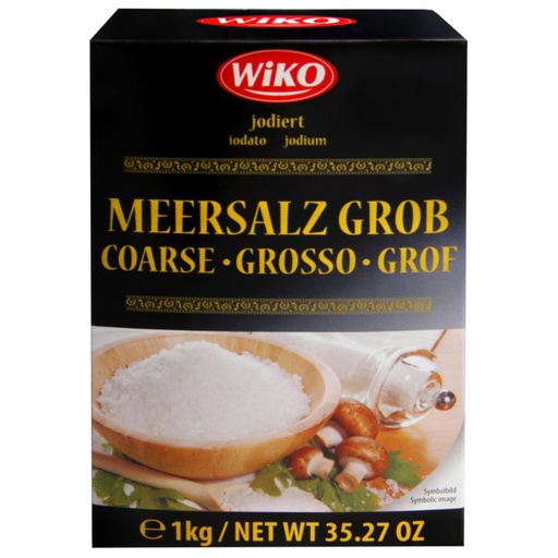 Meersalz jodiert grob 1kg