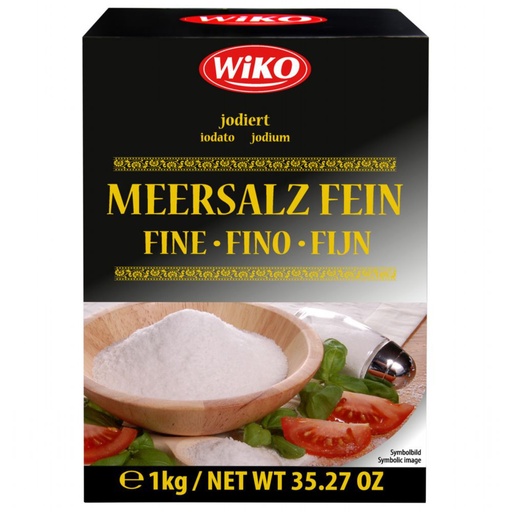 Meersalz jodiert fein 1kg