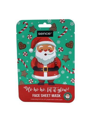 [16212] Sence Collection Bedruckte Gesichtsmaske 20ml Spirit Santa