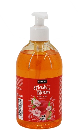 [15102] Sence Handseife 500ml Splash To Bloom Peach