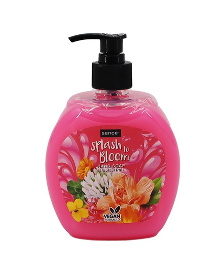 [15103] Sence Handseife 500ml Splash To Bloom Pink