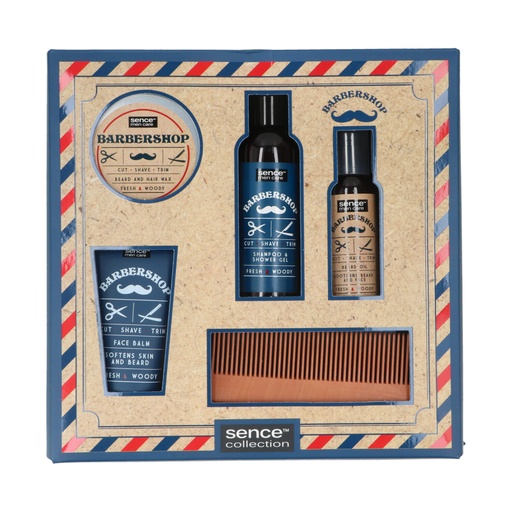 [11754] Sence Collection Giftset 5pcs Barber Men Timeless Memories