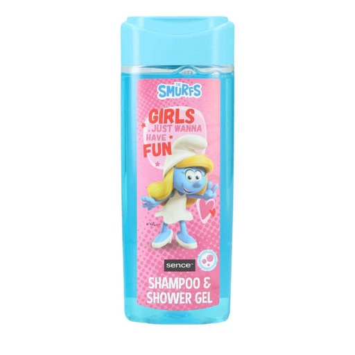 [10236] Schlümpfe Shampoo & Duschgel 210ml Pink Bubblegum