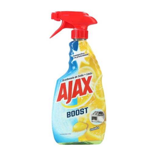 [10465] Ajax Boost Küchenreiniger Spray 500ml Soda & Zitrone